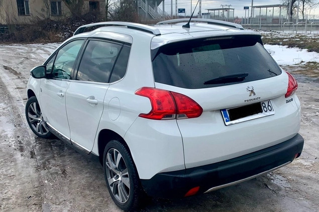 Peugeot 2008 cena 42700 przebieg: 89500, rok produkcji 2016 z Rydułtowy małe 79